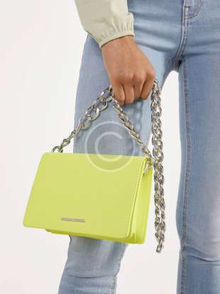 Handbag with chain strap